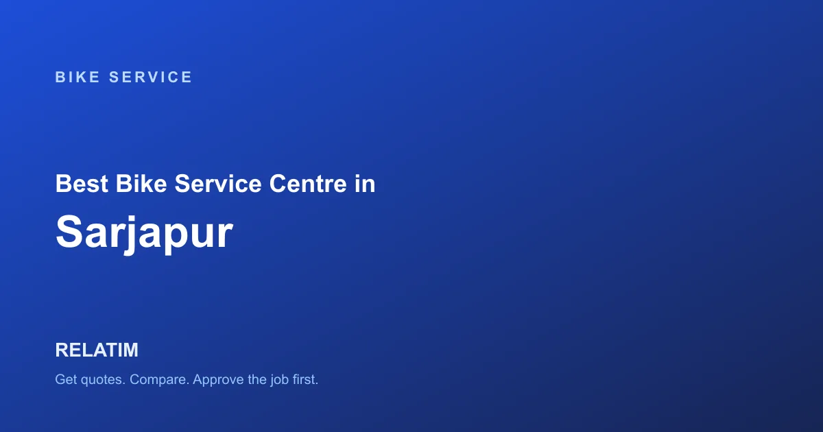 Best Bike Service Centre in Sarjapur, Bangalore